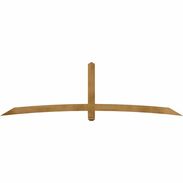 Ekena Millwork Bellingham Timber Gable Bracket, Western Red Cedar, 108"W x 31 1/2"H x 4"D x 4"F, 7/12 Pitch GBW108X31X0404BEL00RWR - main